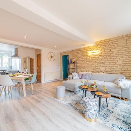 Cote Cour, 3 Chambres, Terrasses, Jardin Prive Avec Terrain De Petanque, Cave Voutee Corgoloin 외부 사진