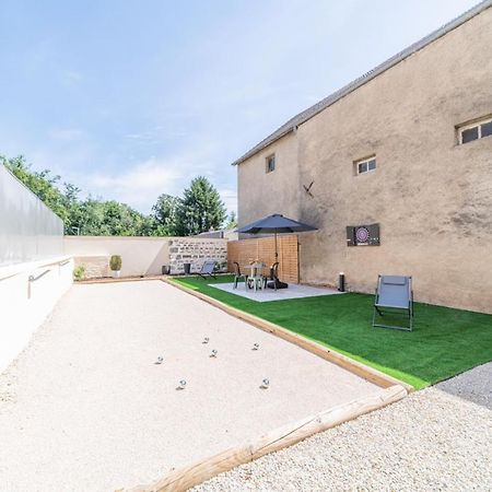 Cote Cour, 3 Chambres, Terrasses, Jardin Prive Avec Terrain De Petanque, Cave Voutee Corgoloin 외부 사진